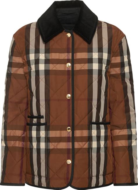 Burberry Dranefeld Quilted Check Jacket on SALE 